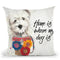 Home Is Where My Dogs Is/ Home Throw Pillow by Jodi Pedri