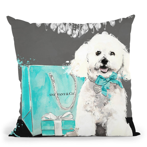 Loved Maltese/Loved Throw Pillow by Jodi Pedri