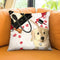 Naughty Golden Throw Pillow by Jodi Pedri