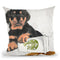 Oops Rottweiler Throw Pillow by Jodi Pedri