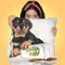 Oops Rottweiler Throw Pillow by Jodi Pedri