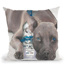 Straight Up Pit Throw Pillow by Jodi Pedri