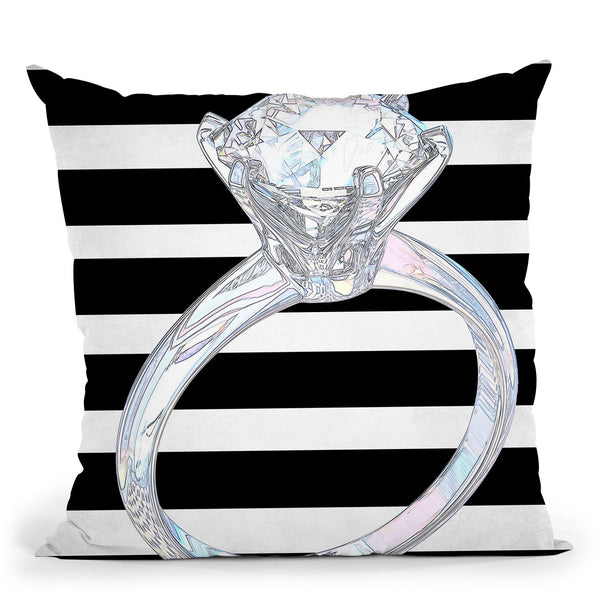 Engaged Throw Pillow by Jodi Pedri