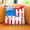 Flag SplashÊ Throw Pillow by Jodi Pedri