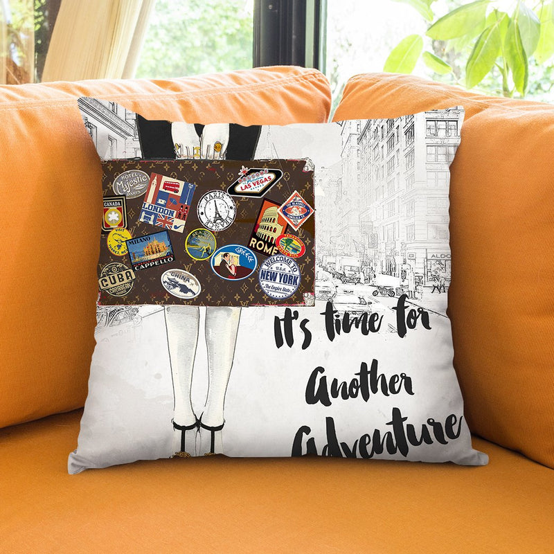 It'S Time For Another AdventureÊ Throw Pillow by Jodi Pedri
