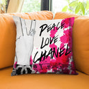 Peace Love ChanelÊ Throw Pillow by Jodi Pedri