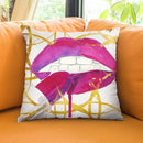 Pucker UpÊ Throw Pillow by Jodi Pedri