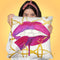 Pucker UpÊ Throw Pillow by Jodi Pedri