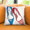 Rwb PumpsÊ Throw Pillow by Jodi Pedri