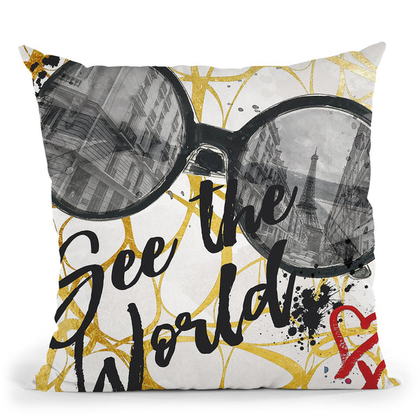 See The WorldÊ Throw Pillow by Jodi Pedri