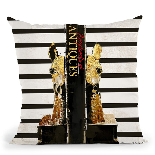 Antiques Throw Pillow by Jodi Pedri