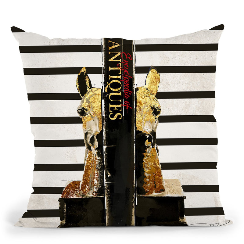 Antiques Throw Pillow by Jodi Pedri