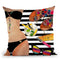 Beach Babe Throw Pillow by Jodi Pedri