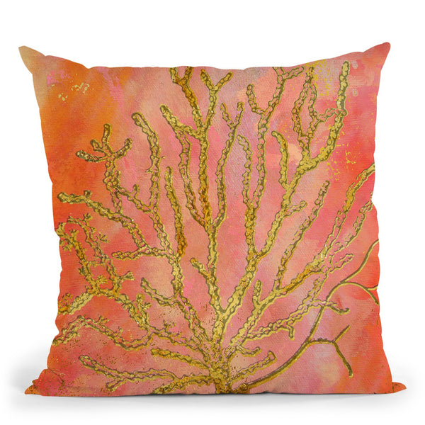 Coral Throw Pillow by Jodi Pedri