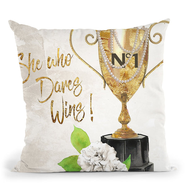 Dares Throw Pillow by Jodi Pedri