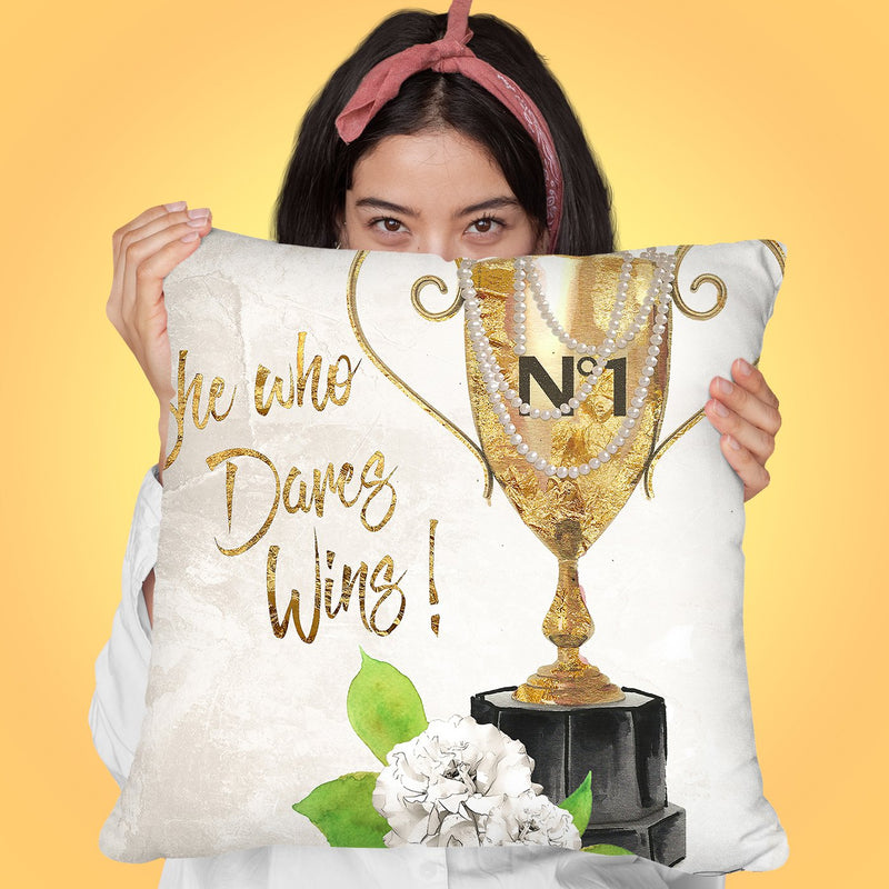 Dares Throw Pillow by Jodi Pedri