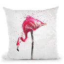 Flamingo Ii Throw Pillow by Jodi Pedri