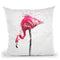 Flamingo Ii Throw Pillow by Jodi Pedri