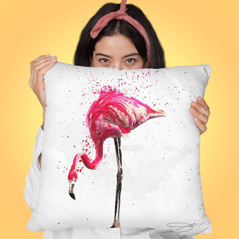 Flamingo Ii Throw Pillow by Jodi Pedri