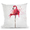 Flamingo Throw Pillow by Jodi Pedri