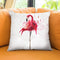 Flamingo Throw Pillow by Jodi Pedri