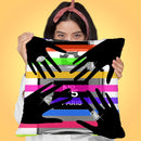 Hands On Throw Pillow by Jodi Pedri