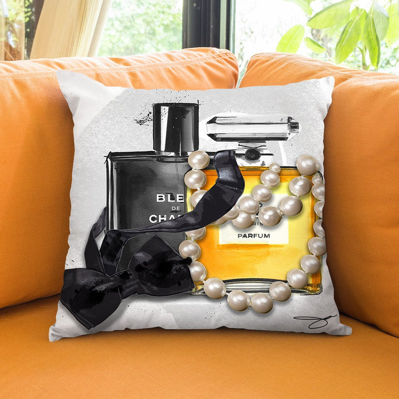His And Hers Throw Pillow by Jodi Pedri