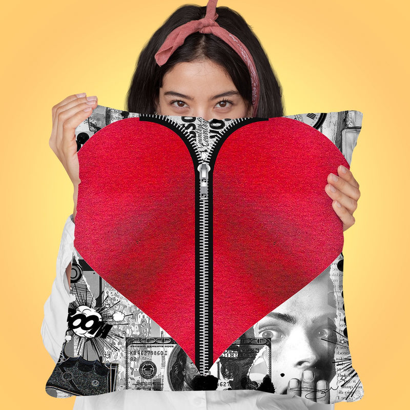 Love Hurts Throw Pillow by Jodi Pedri