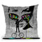 Nyc Street Art Throw Pillow by Jodi Pedri