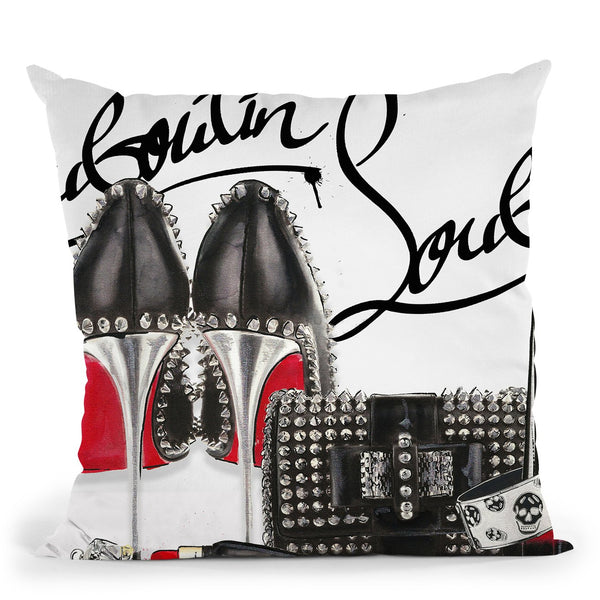 Obsessed Louboutin Throw Pillow by Jodi Pedri