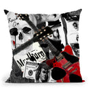 Rock On Throw Pillow by Jodi Pedri
