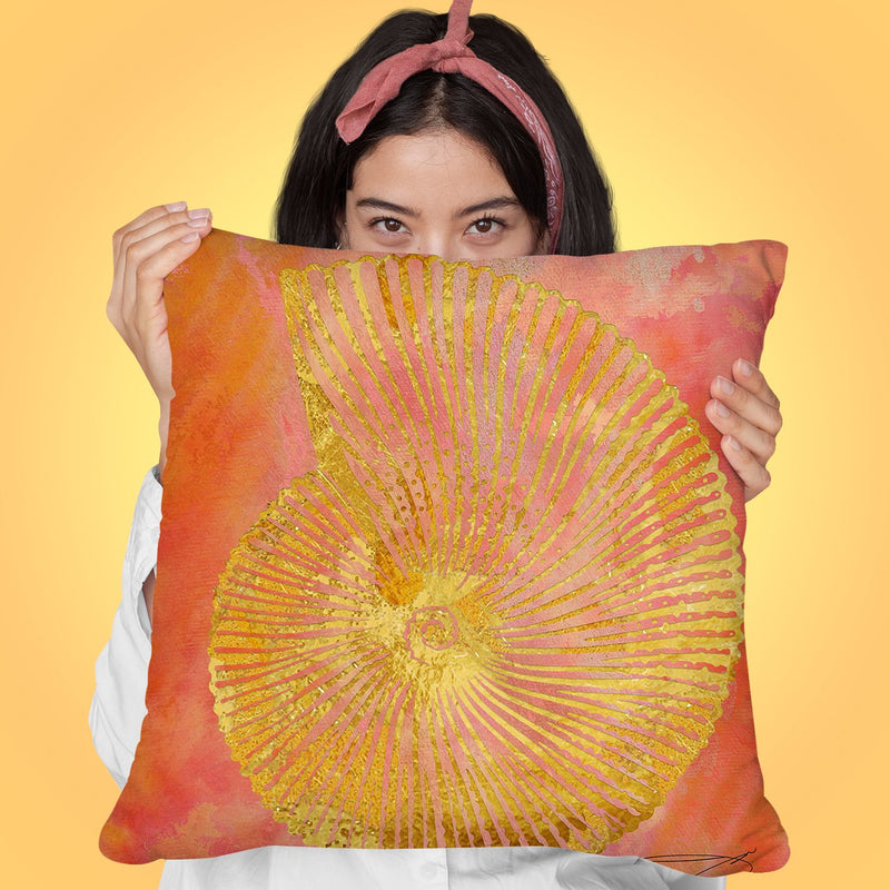 Seashell Ii Throw Pillow by Jodi Pedri