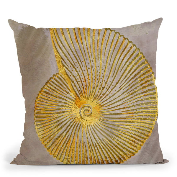 Seashell Throw Pillow by Jodi Pedri