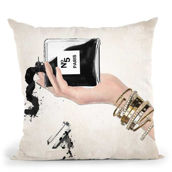 Spill Throw Pillow by Jodi Pedri