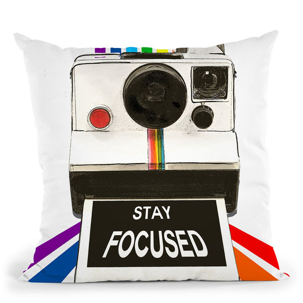 Stay Focused Throw Pillow by Jodi Pedri