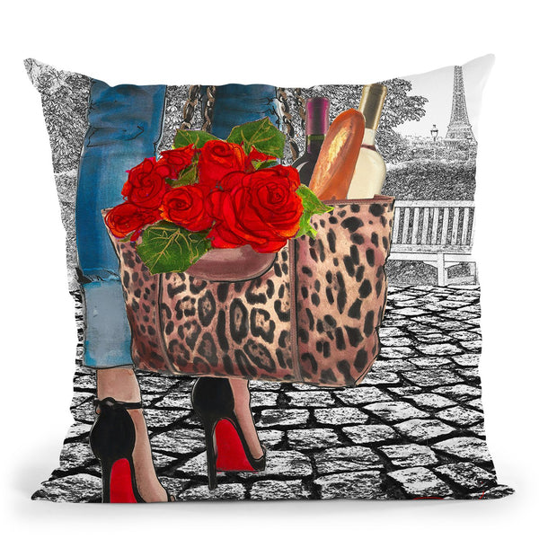 Walk In The Park Throw Pillow by Jodi Pedri