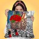 Walk In The Park Throw Pillow by Jodi Pedri
