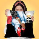 Wine Time I Throw Pillow by Jodi Pedri