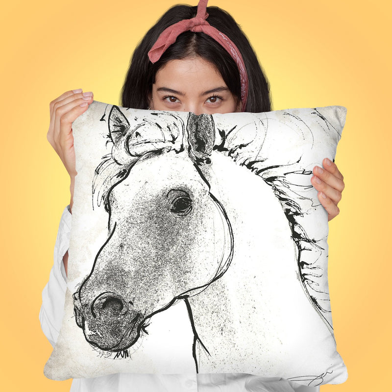 Zeus Throw Pillow by Jodi Pedri