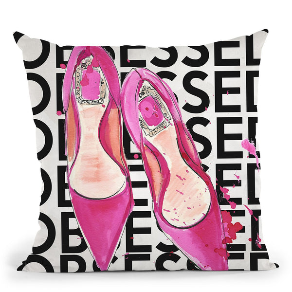 Obsessed Throw Pillow by Jodi Pedri