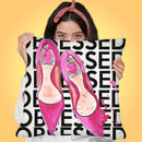 Obsessed Throw Pillow by Jodi Pedri