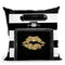 Gold Kiss Throw Pillow by Jodi Pedri