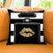 Gold Kiss Throw Pillow by Jodi Pedri