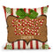 Candy Cane Cocoa Throw Pillow by Jodi Pedri