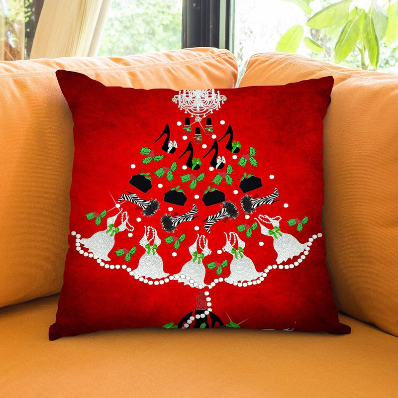 Favorite Things Tree Throw Pillow by Jodi Pedri