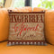 Gingerbread Throw Pillow by Jodi Pedri