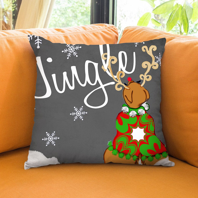 Jingle Throw Pillow by Jodi Pedri