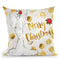 Merry Christmas Angel Throw Pillow by Jodi Pedri