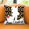 Merry Santa Throw Pillow by Jodi Pedri