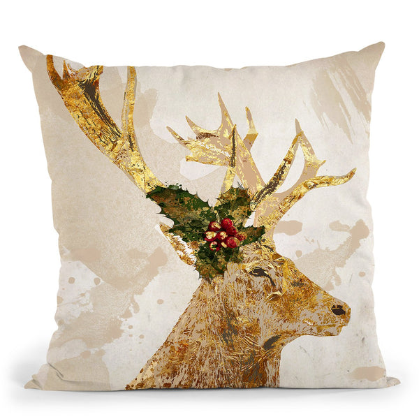 Prancer Throw Pillow by Jodi Pedri